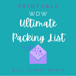 WDW Level Up: ULTIMATE PACKING LIST (Canva Templates)