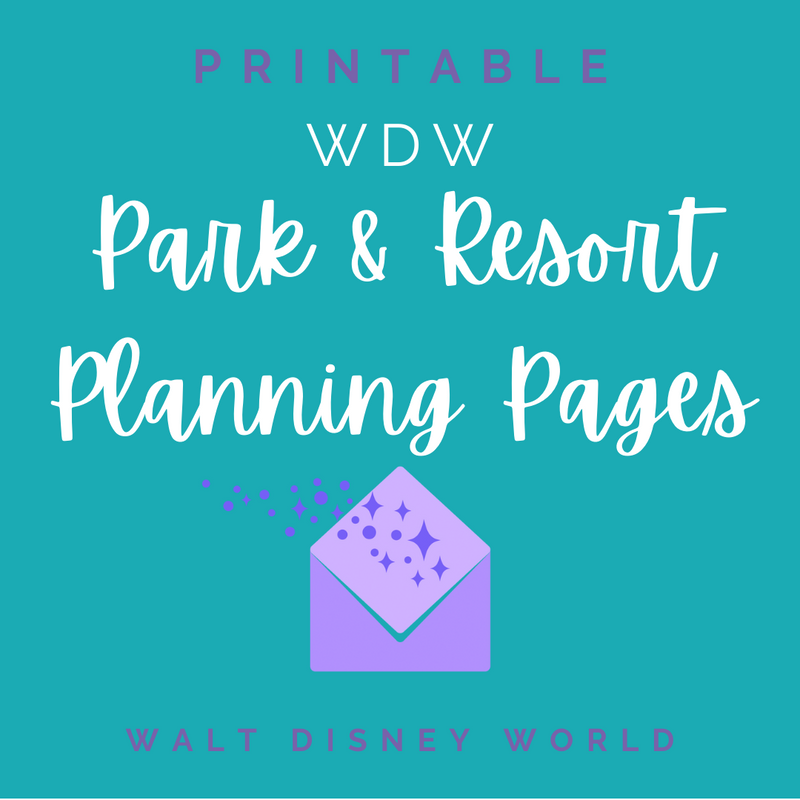 WDW Level Up: PARK & RESORT PLANNING PAGES (Canva Templates)