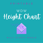 WDW Level Up: RIDE HEIGHT CHART (Canva Templates)