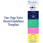 Brand Guideline Template: Visual or Voice