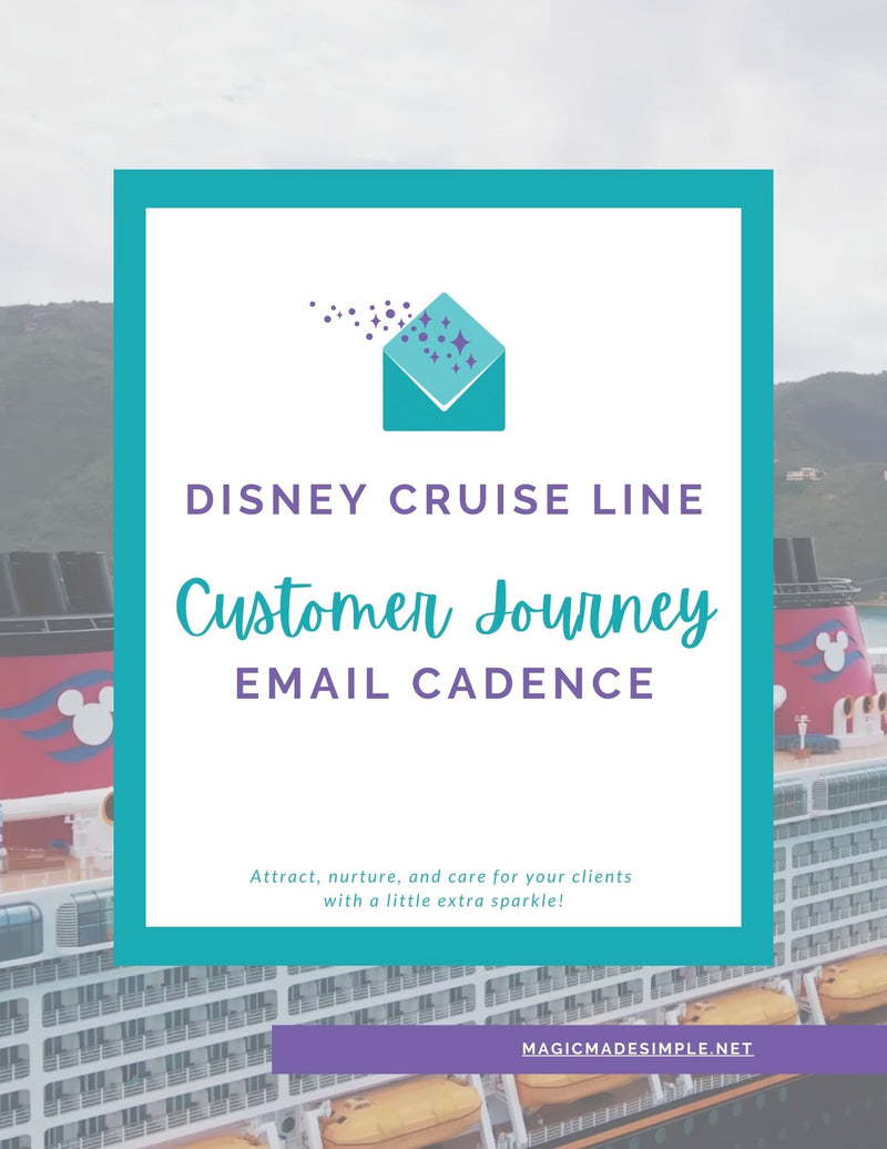 Customer Journey Email Cadence | Disney Cruise Line