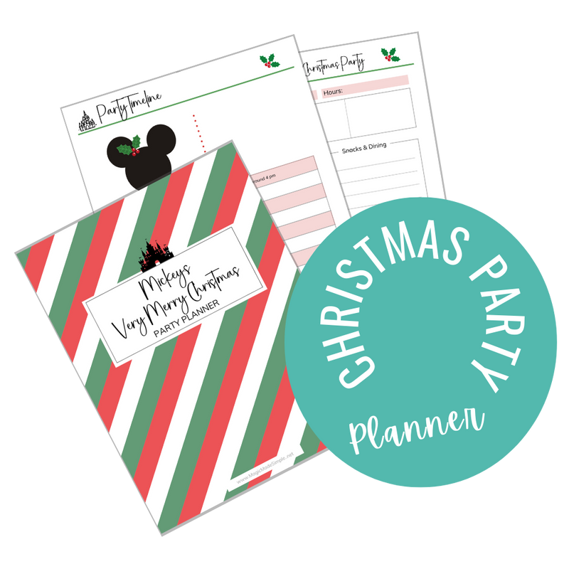 WDW Level Up: Mickey's Very Merry Christmas Party PLANNER & TIMELINE (Canva Templates)