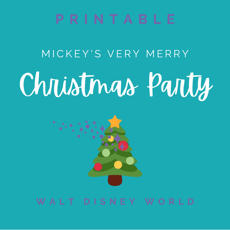 WDW Level Up: Mickey's Very Merry Christmas Party PLANNER & TIMELINE (Canva Templates)