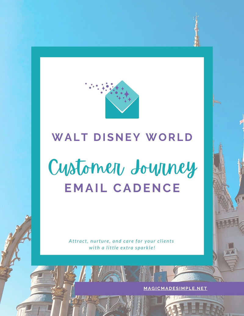 Customer Journey Email Cadence | Walt Disney World