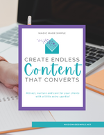 Create Endless Content That Converts Workbook