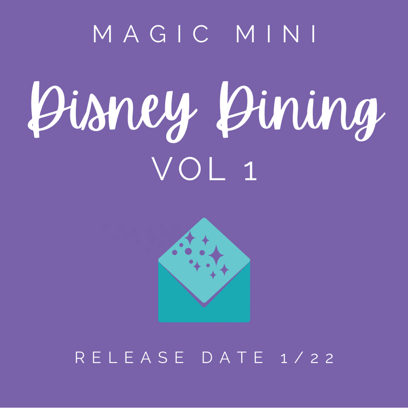 WDW Disney Dining (Vol 1) Magic Mini